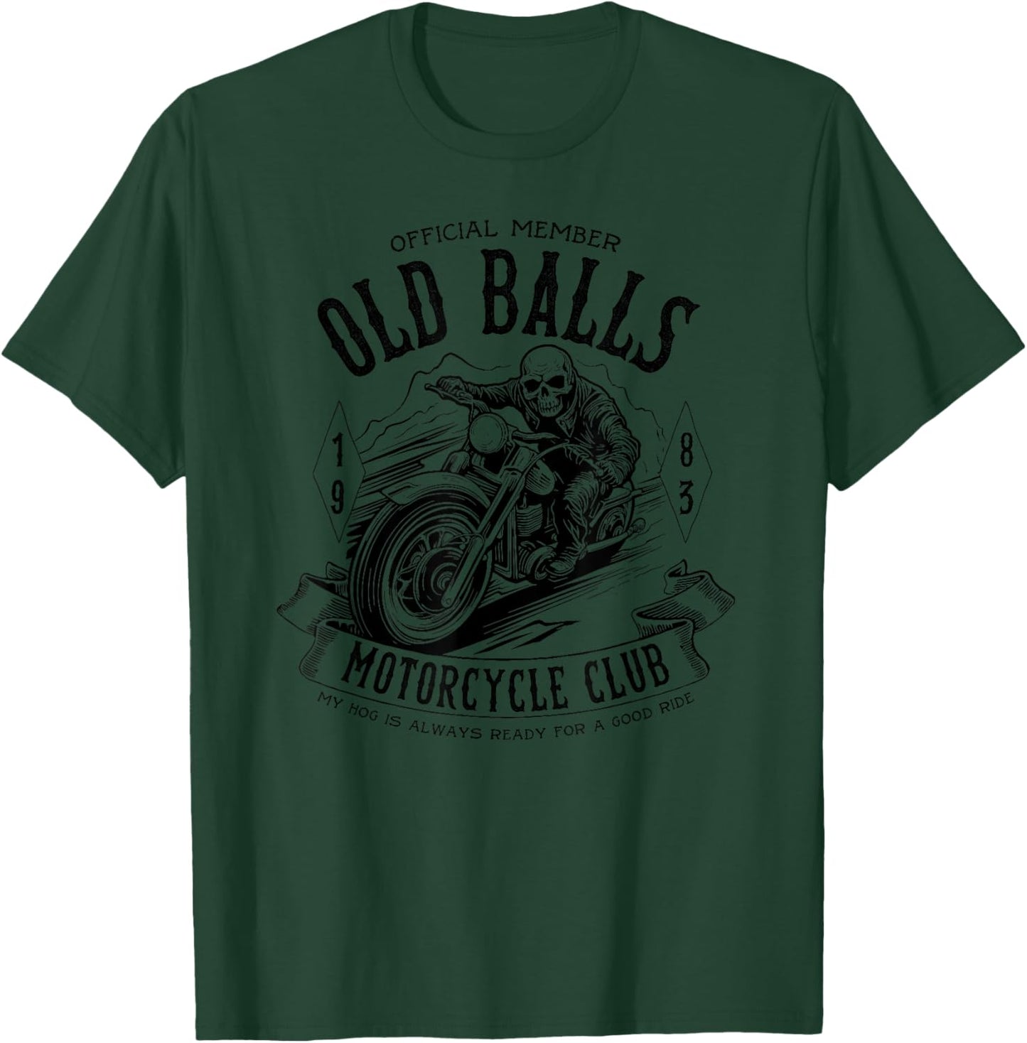 Vintage Motorcycle Birthday 's 40th Birthday 1983 T-Shirt - T-Shirt | Forest