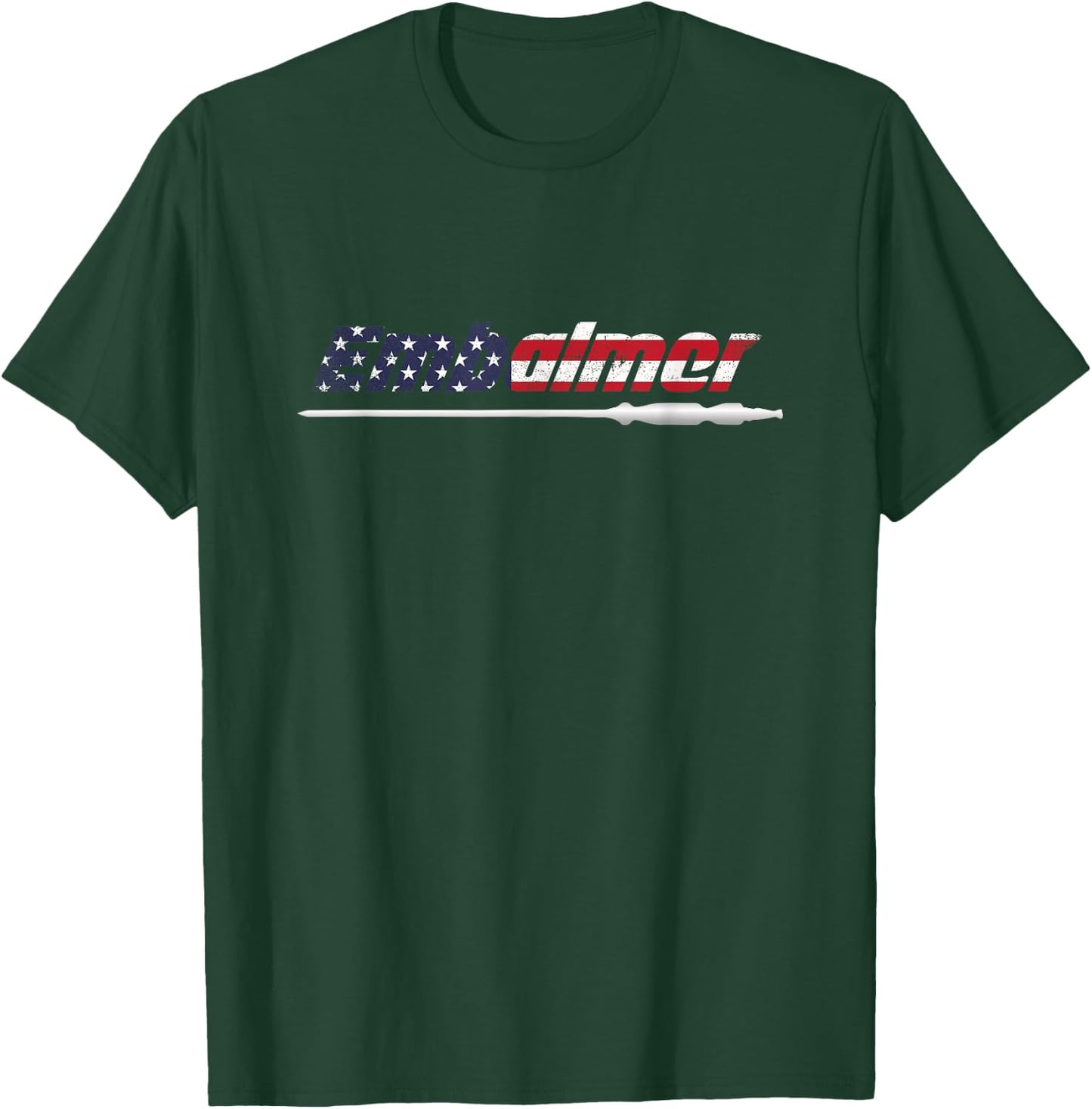 American Flag Embalmer Mortician Funeral Death Corpse Gift T-Shirt - T-Shirt | Forest