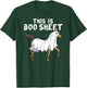 Horse Ghost This Is Boo Sheet Equestrian Horse Halloween T-Shirt - T-Shirt | Forest