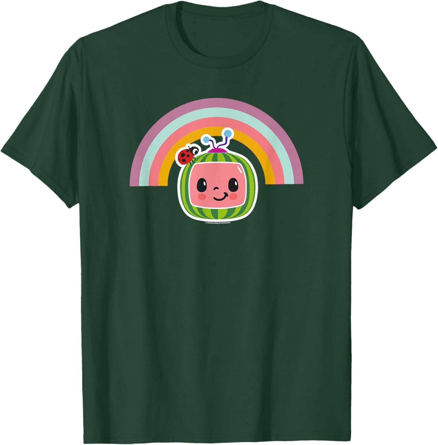CoComelon Classic Rainbow Smiling Face T-Shirt - T-Shirt | Forest