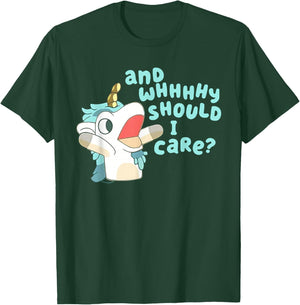 Annnd Why Should I Care Unicorn T-Shirt - T-Shirt | Forest
