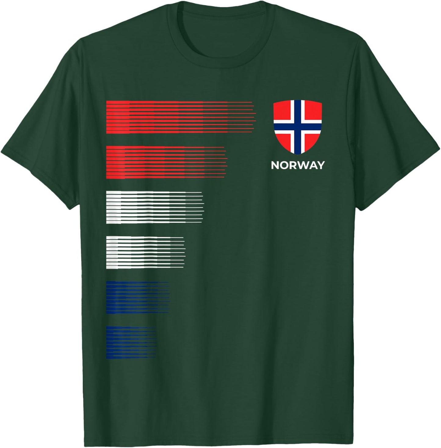Norway Football Jersey - Norwegian Football T-Shirt - T-Shirt | Forest