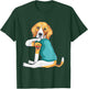 Father's Day gift funny dog Dad Beagle i love Dad tattoo T-Shirt - T-Shirt | Forest