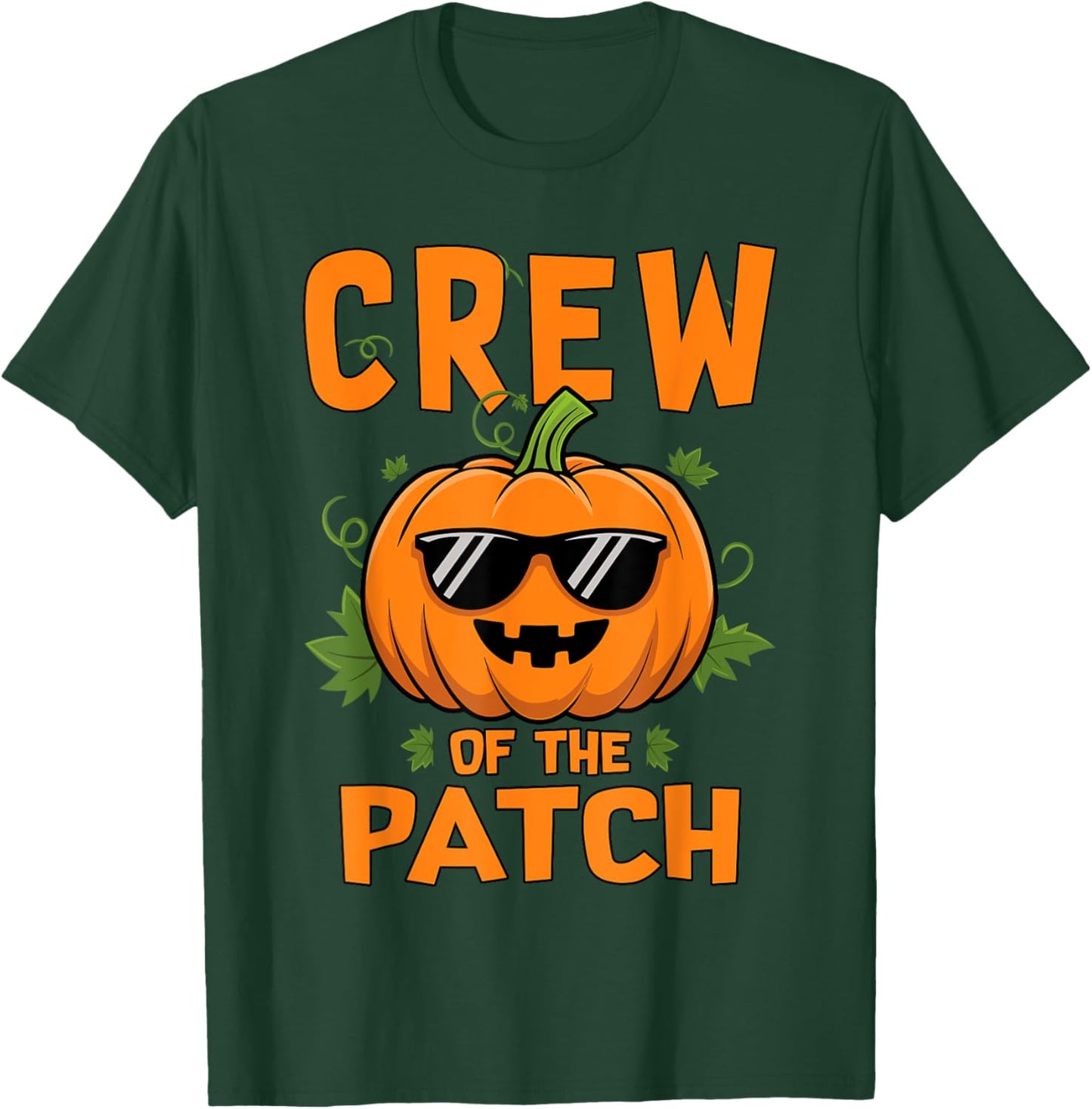 Pumpkin Crew of the Patch Family Matching Halloween T-Shirt - T-Shirt | Forest