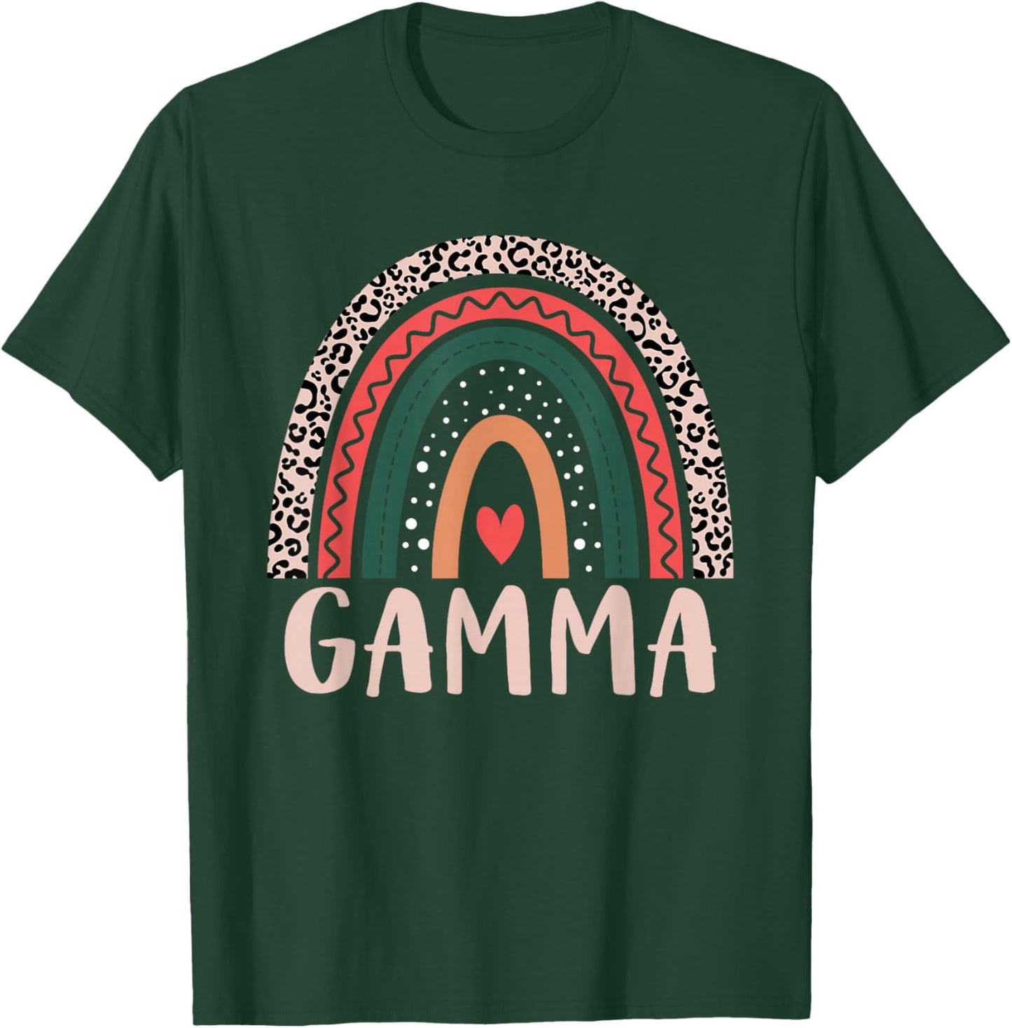Gamma Rainbow Grandma Grandmother Women Mothers Day Gamma T-Shirt - T-Shirt | Forest