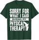 Knee Replacement Funny Therapy Surgery Recovery T-Shirt - T-Shirt | Forest