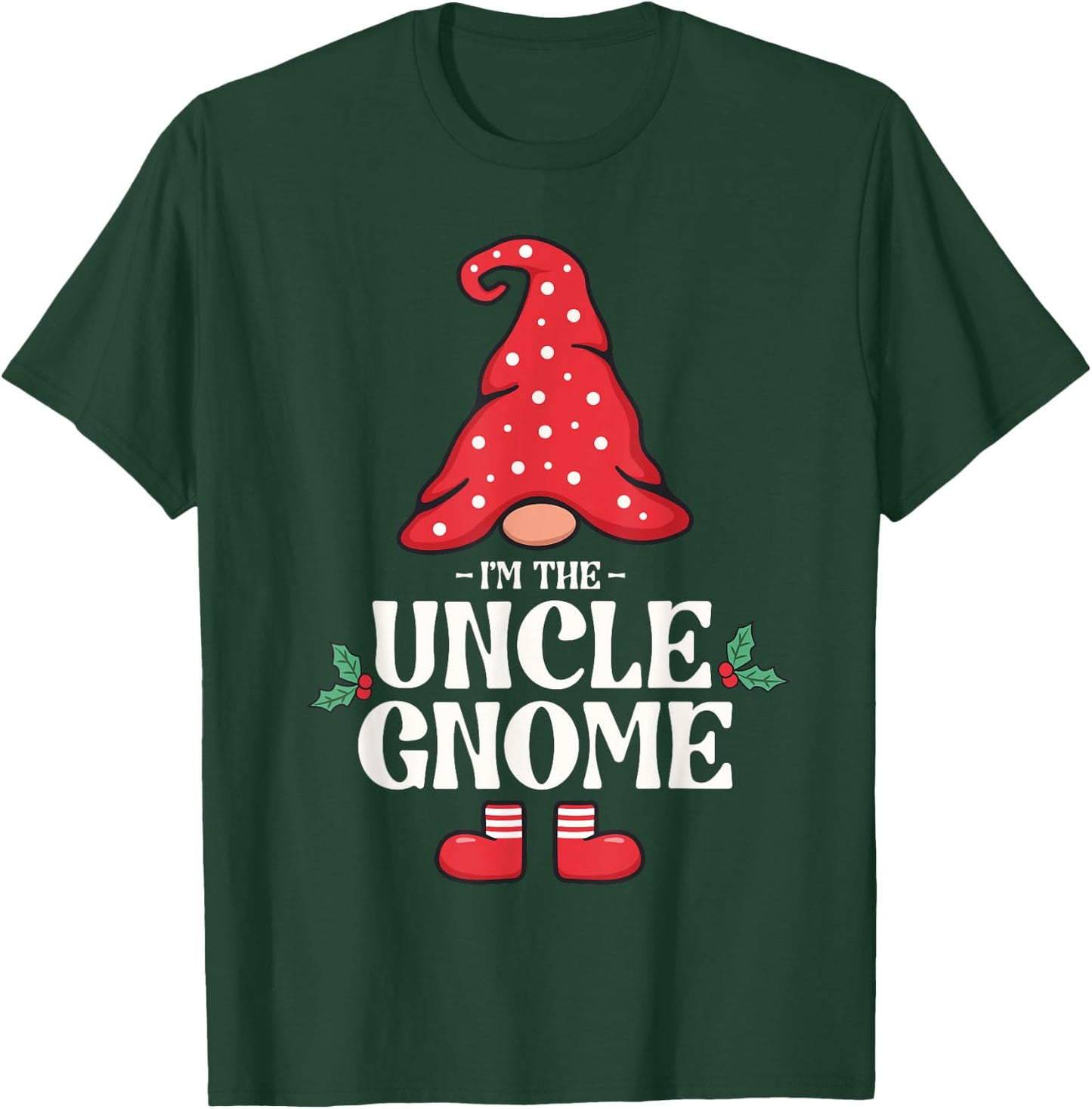 The Uncle Gnome Funny Family Matching Group Christmas T-Shirt - T-Shirt | Forest