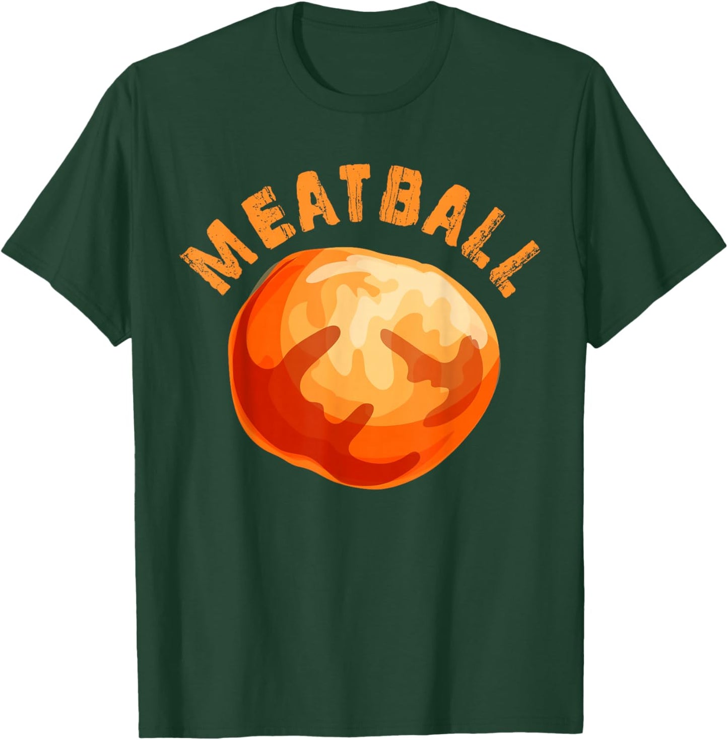 Meatball Graphic Costume Italian Chef Foodie Protein Lover T-Shirt - T-Shirt | Forest