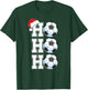 Ho Ho Ho Boys Christmas Sports Soccer Player Toddler Xmas T-Shirt - T-Shirt | Forest