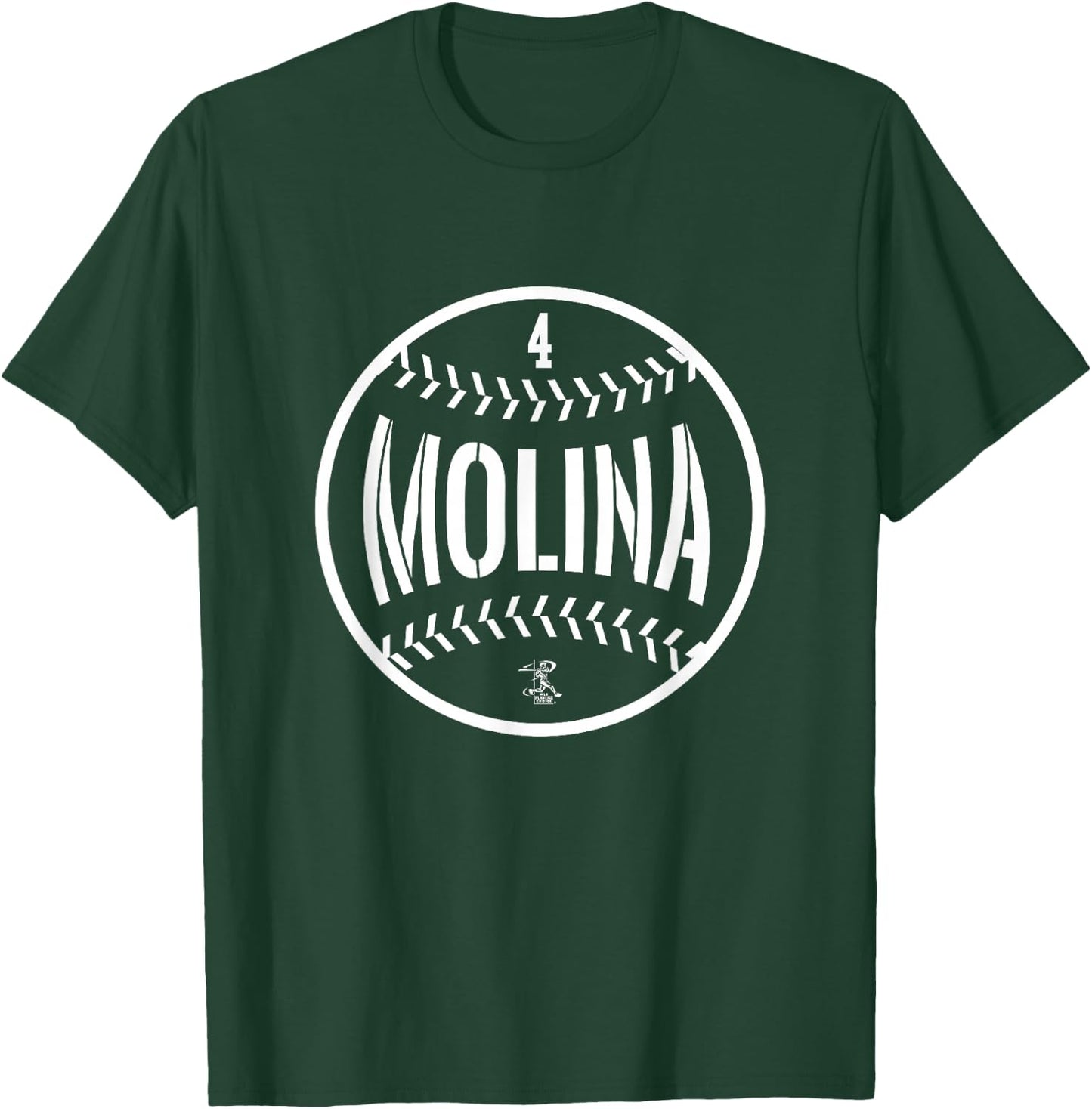 Yadier Molina Baseball Line Gameday T-Shirt - T-Shirt | Forest