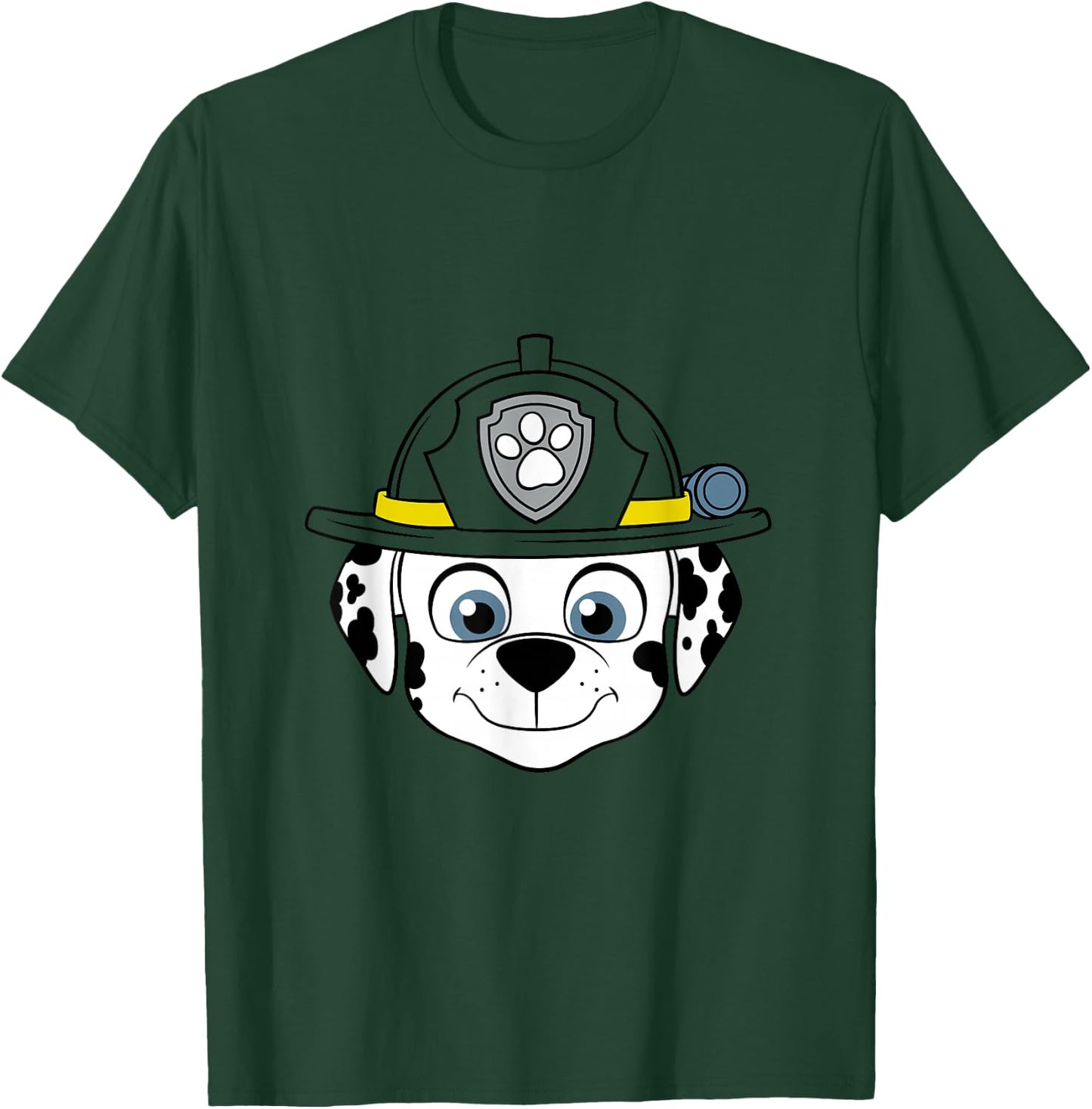Paw Patrol Fire Dog Marshall Face T-Shirt - T-Shirt | Forest