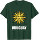 Uruguay Sun Uruguay Flag Sunshine Uruguayan Roots Charrúa Men Women Kids T-Shirt - T-Shirt | Forest