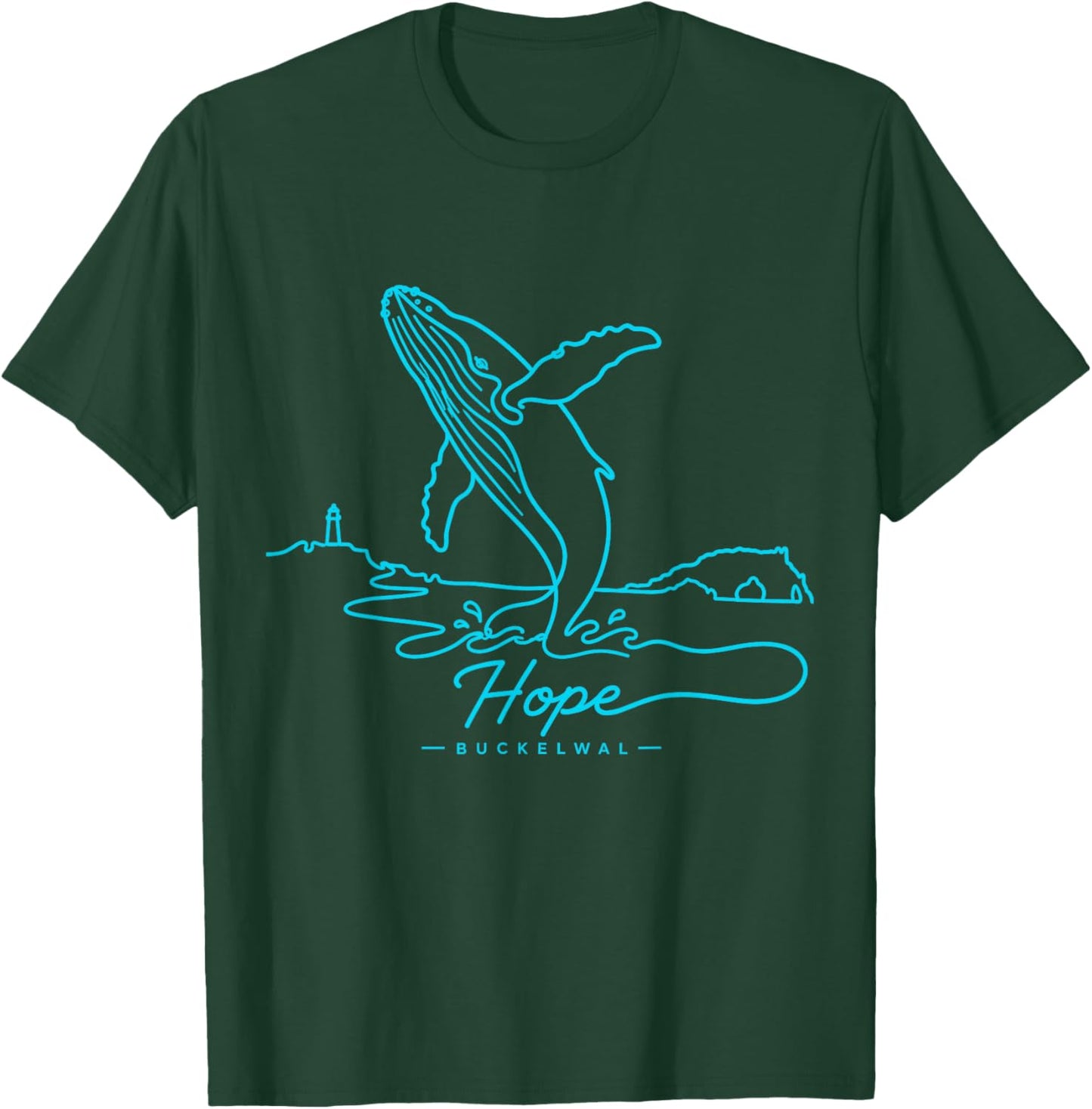 Buckelwal Hope Ostsee Küste Nordsee Wal Ozean Meereswelt See T-Shirt - T-Shirt | Forest