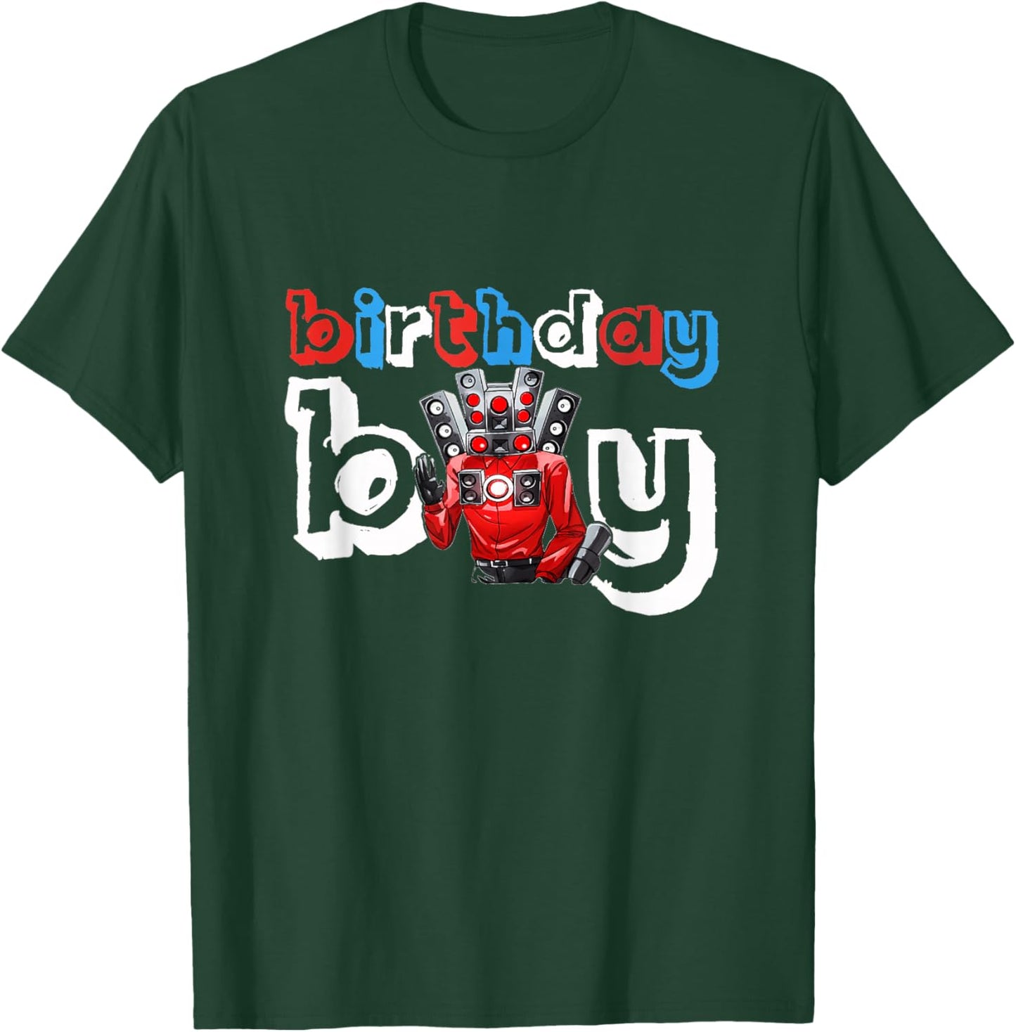 I'm The Birthday Boy Skibidi Toilet Speakerman T-Shirt - T-Shirt | Forest