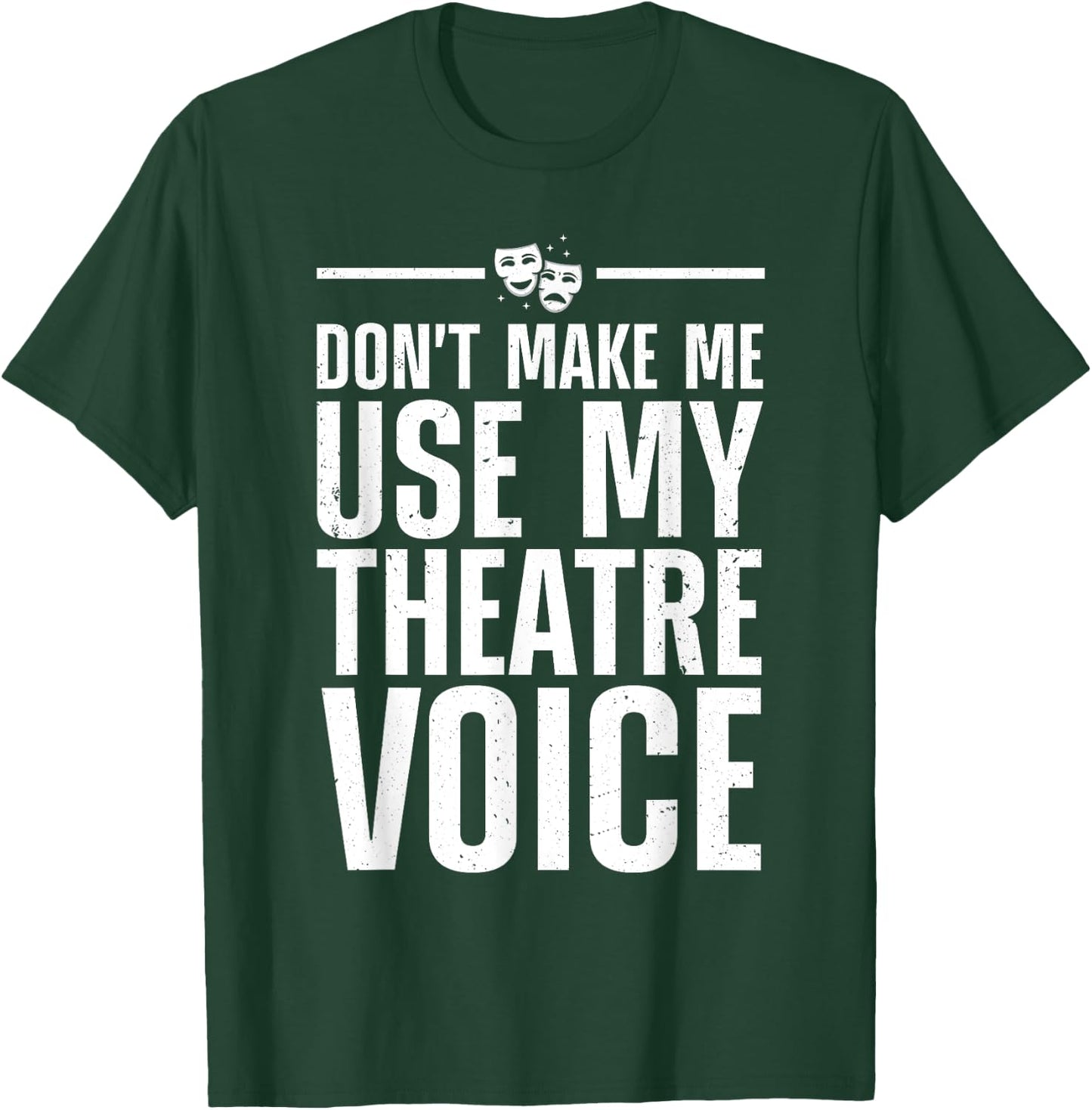 Theatre Gift Theater Themed Accessories & Stuff Funny Theater Art Uncle Acting Lover Drama Teachers T-Shirt - T-Shirt | Forest