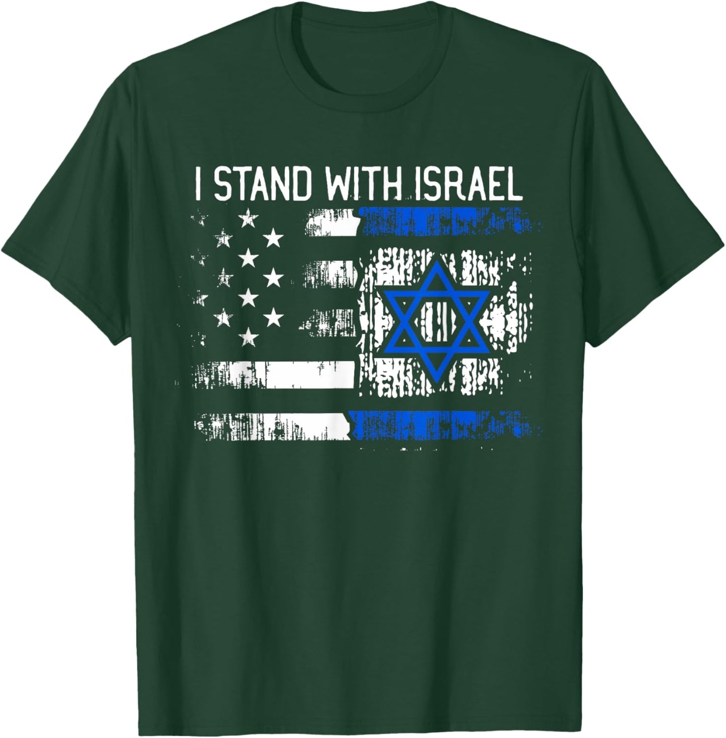 I Stand With Israel Jewish Support Group Matching T-Shirt - T-Shirt | Forest