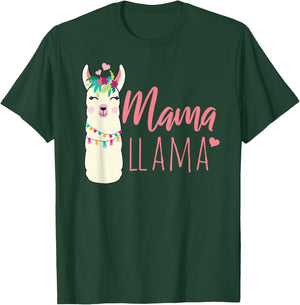 MAMA LLAMA Funny Mother Lamas Meme T-Shirt - T-Shirt | Forest