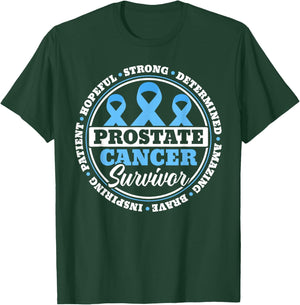 Prostate Cancer Survivor Prostate Cancer Awareness T-Shirt - T-Shirt | Forest