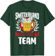 Switzerland Drinking Team Helvetia Swiss Flag Beer Lover T-Shirt - T-Shirt | Forest