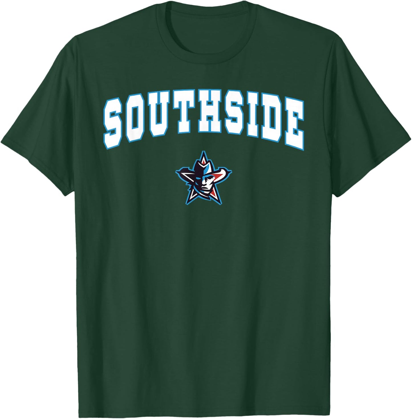 Southside High School Blue Mavericks T-Shirt - T-Shirt | Forest