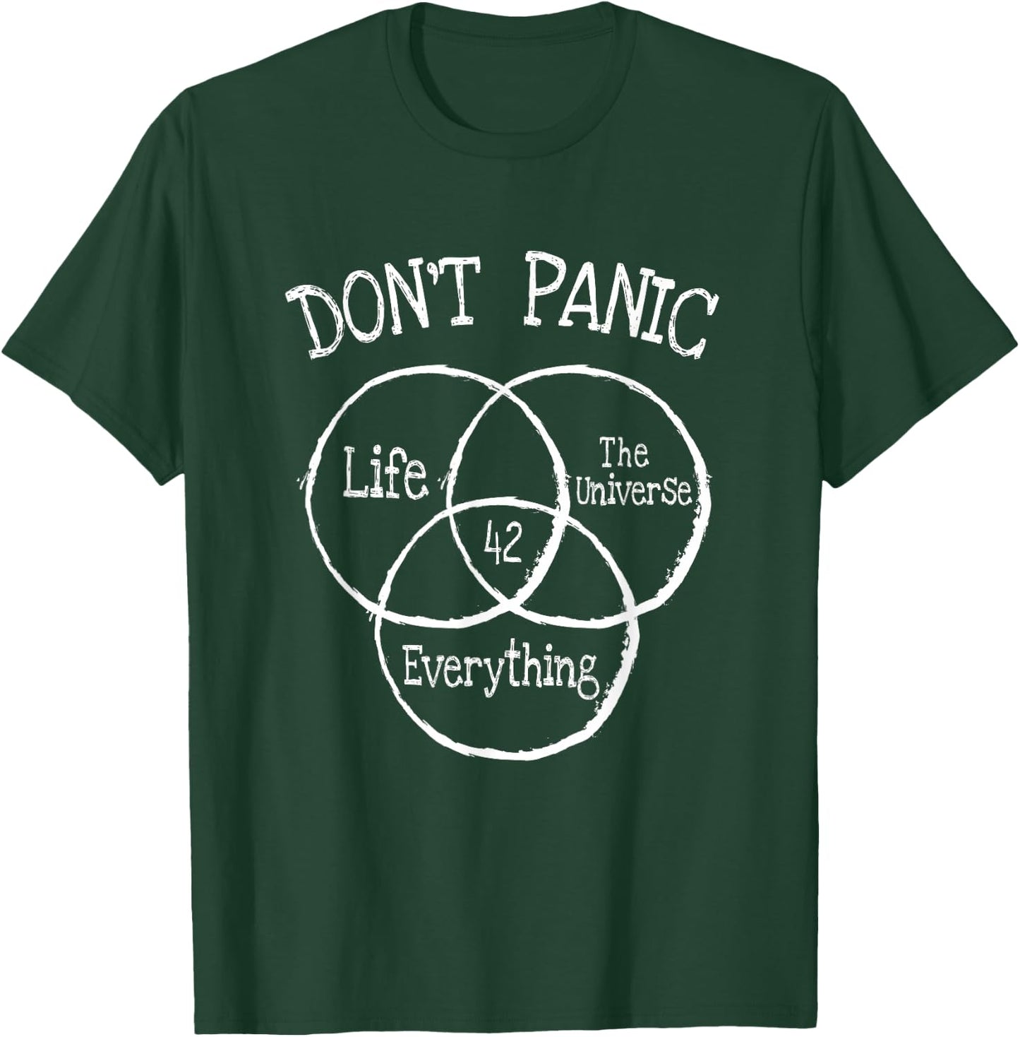 42 Answer to Life Universe and Everything T-Shirt - T-Shirt | Forest