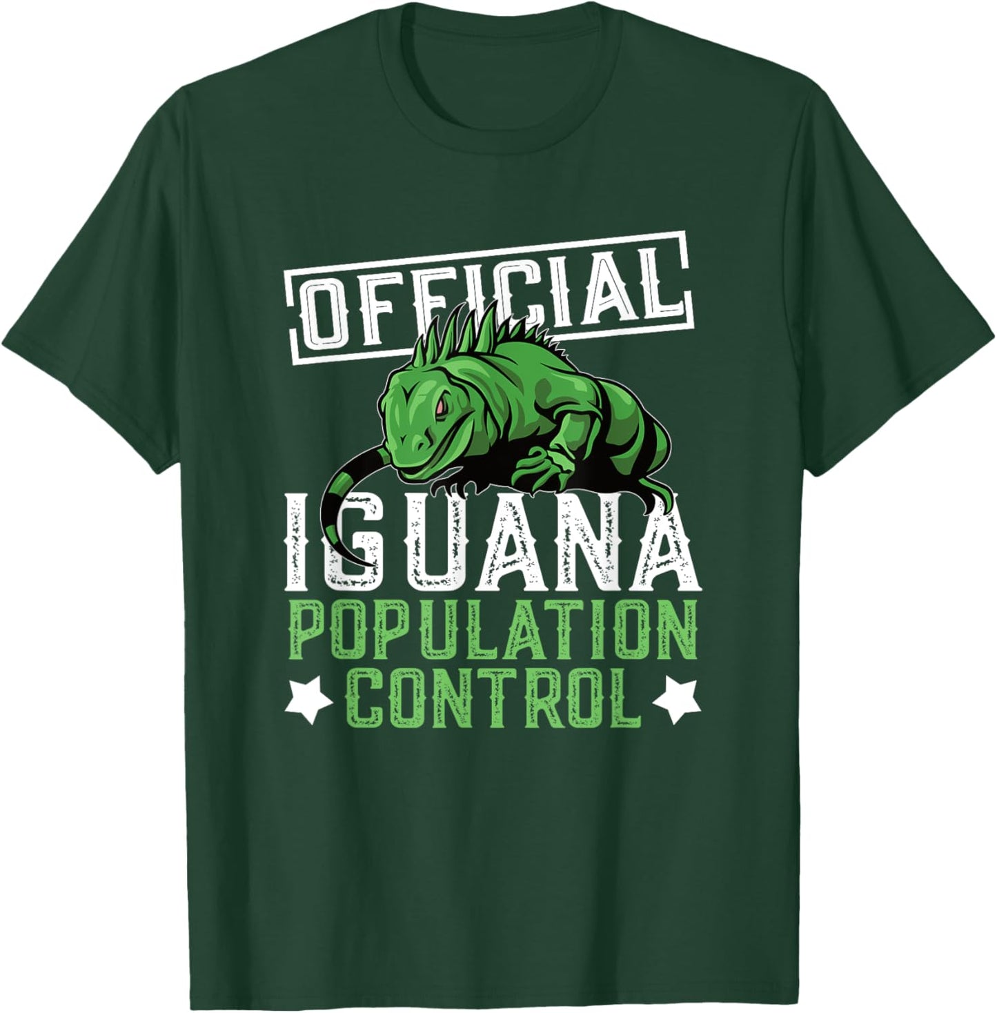 Iguana Hunter Design For Iguana Lizard Hunting T-Shirt - T-Shirt | Forest