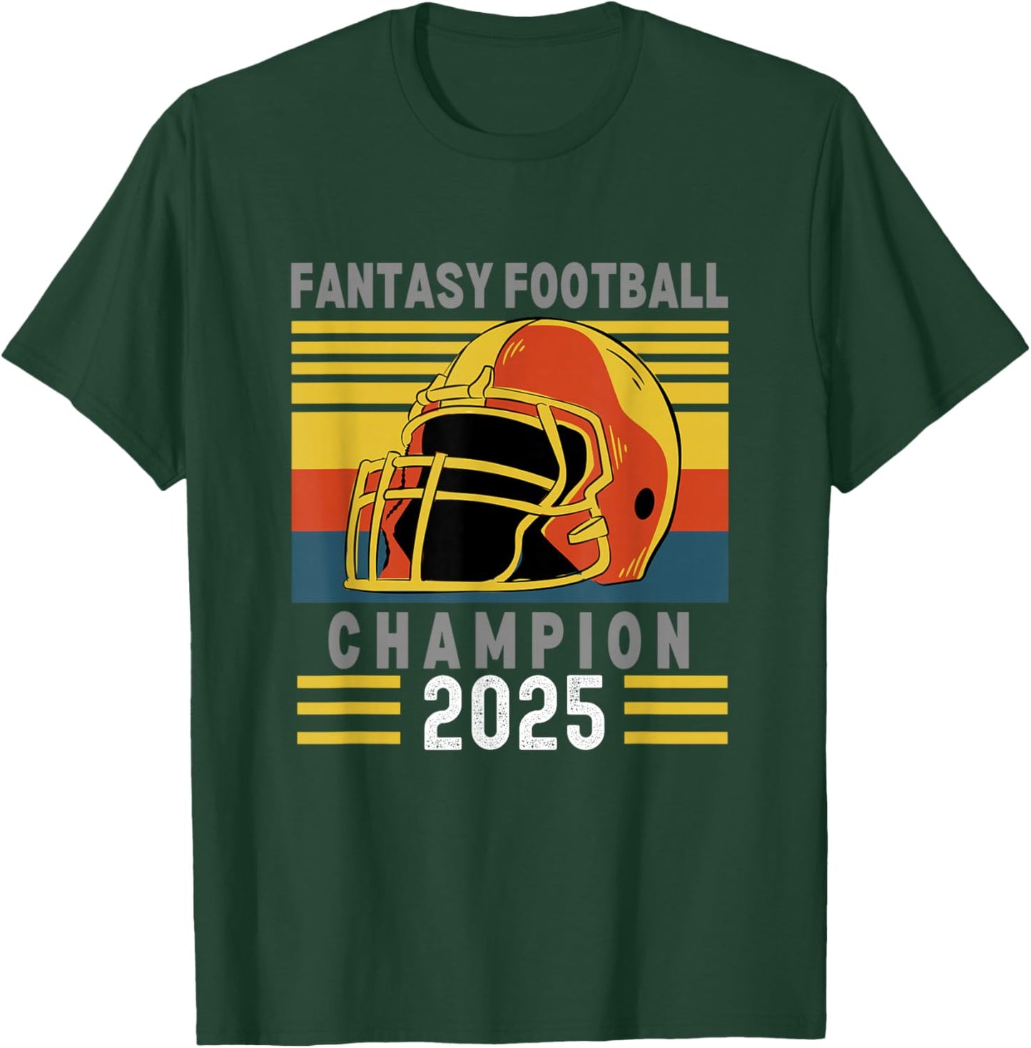 Fantasy Football 2025 League Champion Winner, 2025 FFL Champ T-Shirt - T-Shirt | Forest