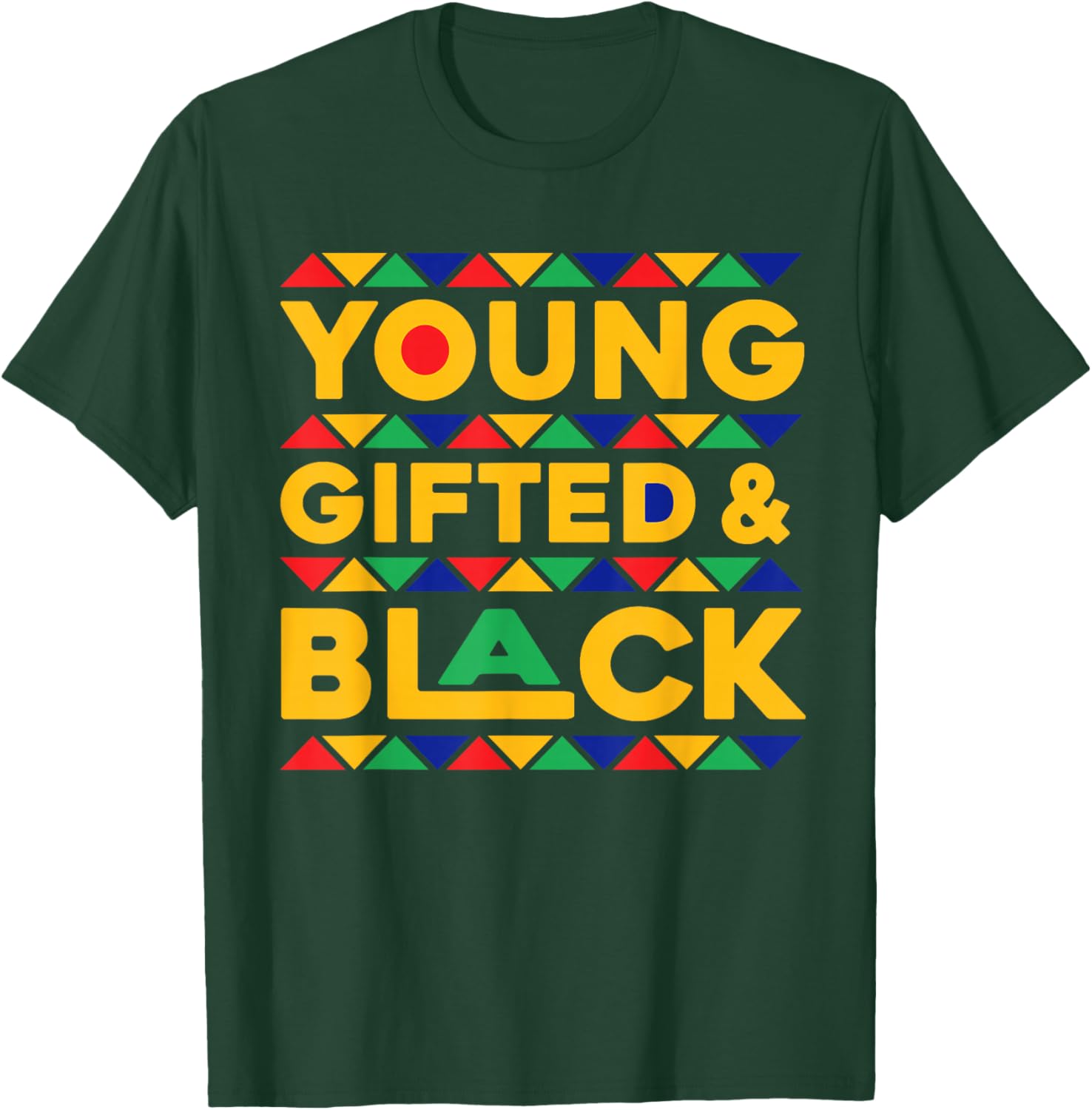 Young Gifted And Black History For Black Boys Girls African T-Shirt - T-Shirt | Forest