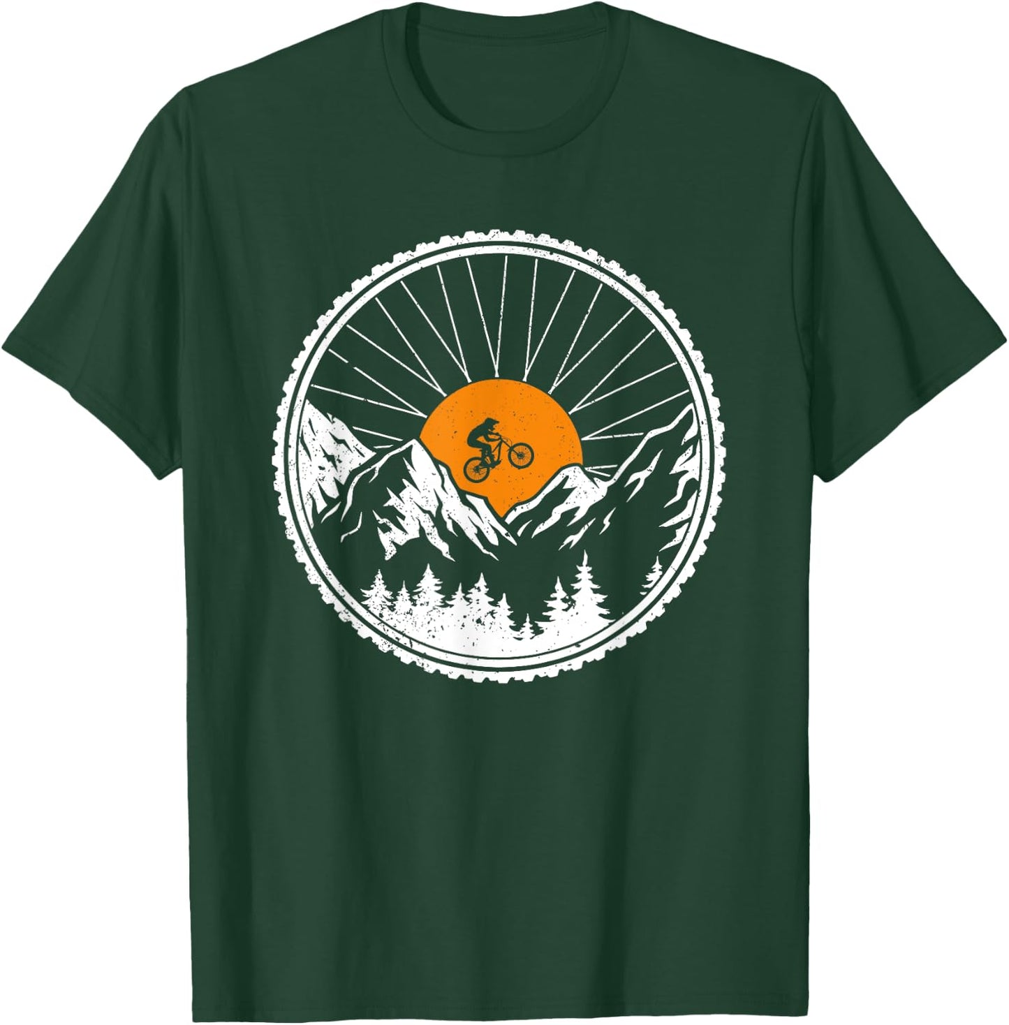 Mountain Bike Clothing MTB Cycling Mountain Biking T-Shirt - T-Shirt | Forest