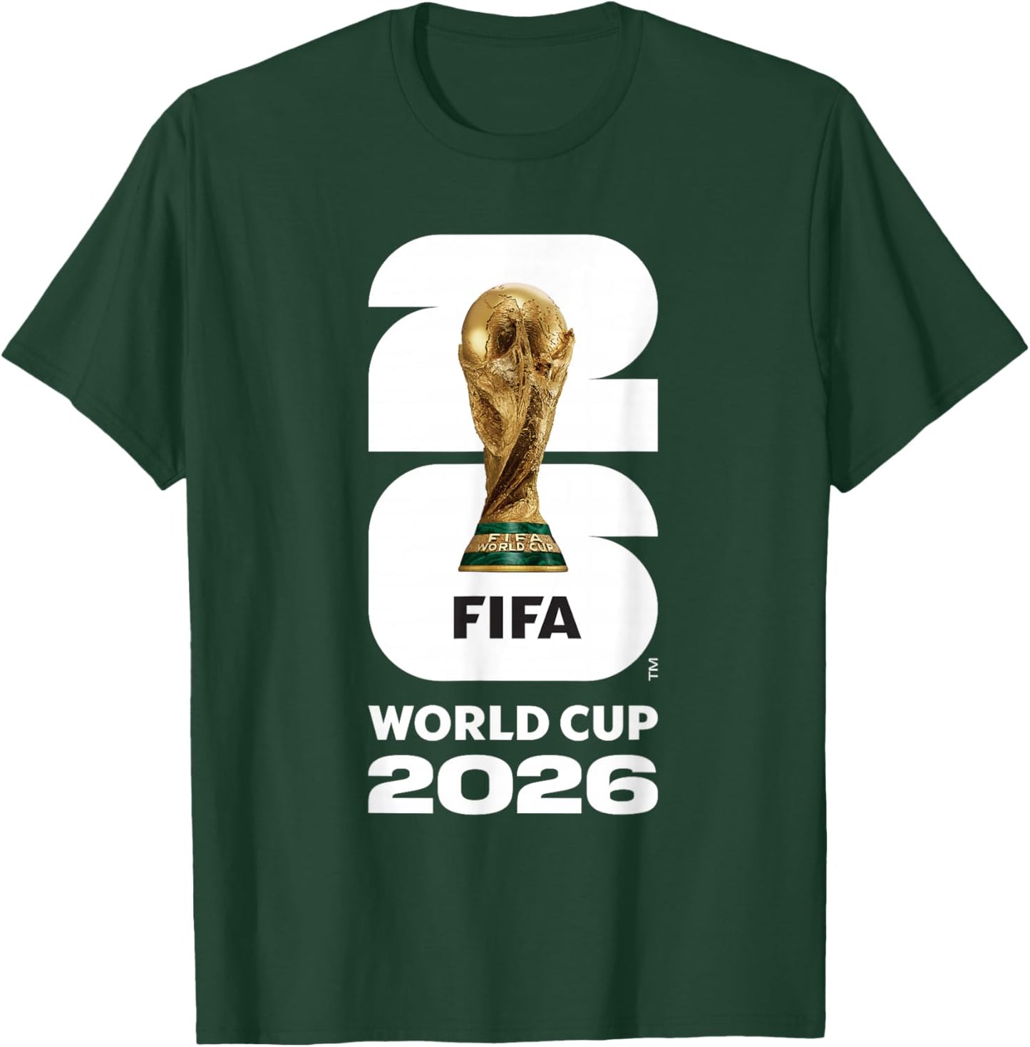 FIFA World CUP26 FIFA Gold Trophy T-Shirt - T-Shirt | Forest