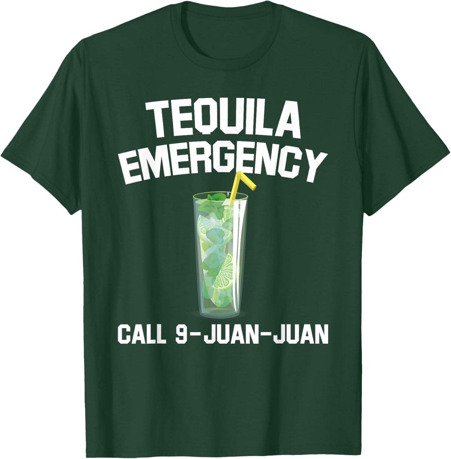 Tequila Emergency Mexican Fiesta Funny Cinco de Mayo Gift T-Shirt - T-Shirt | Forest