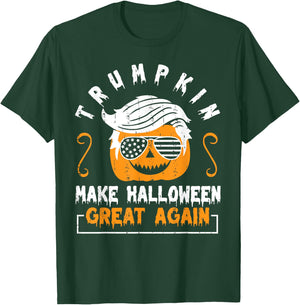 Trumpkin Make Halloween Great Again Funny Pumpkin Trump Hair T-Shirt - T-Shirt | Forest