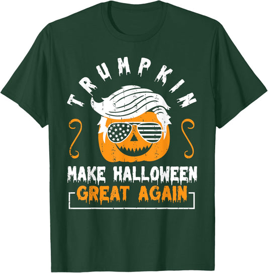Trumpkin Make Halloween Great Again Funny Pumpkin Trump Hair T-Shirt - T-Shirt | Forest