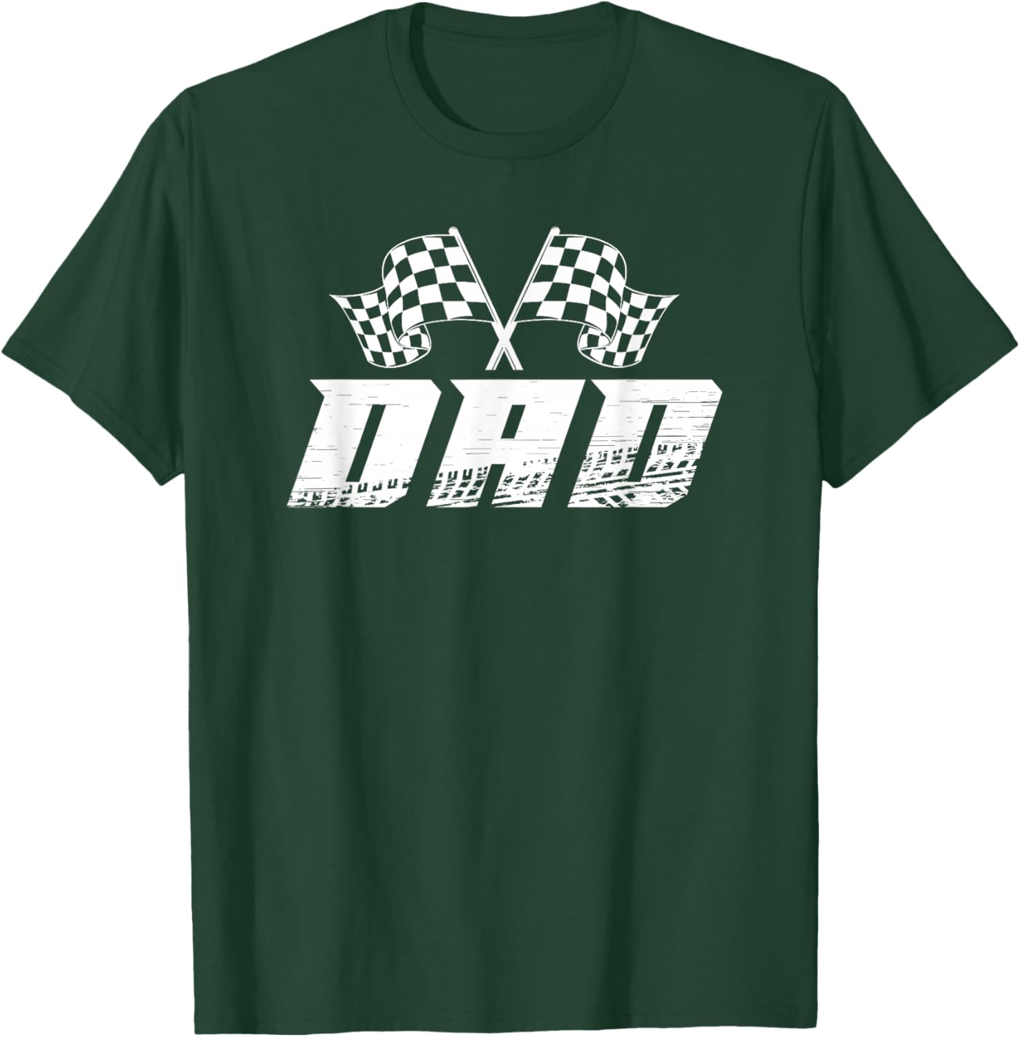 Dad Pit Crew Family Racing Birthday Race Car T-Shirt - T-Shirt | Forest