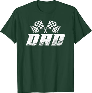 Dad Pit Crew Family Racing Birthday Race Car T-Shirt - T-Shirt | Forest