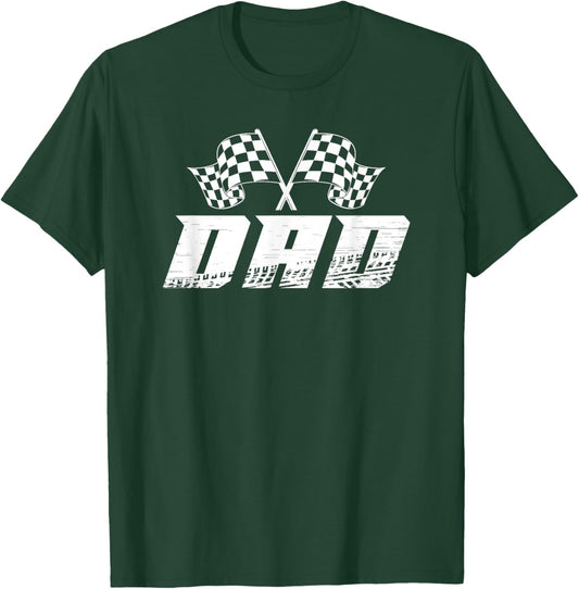 Dad Pit Crew Family Racing Birthday Race Car T-Shirt - T-Shirt | Forest