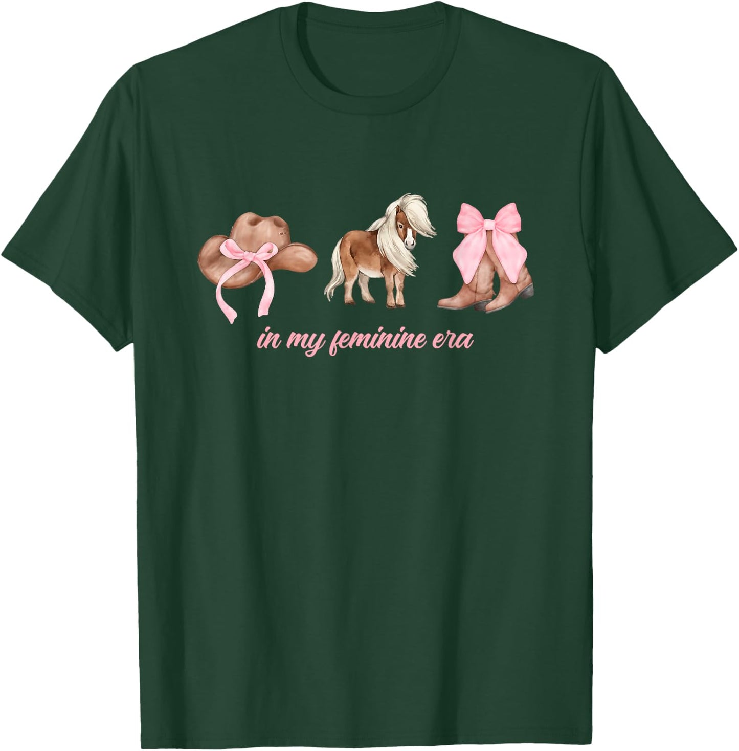 In My Feminine Era Apparel T-Shirt - T-Shirt | Forest