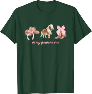 In My Feminine Era Apparel T-Shirt - T-Shirt | Forest