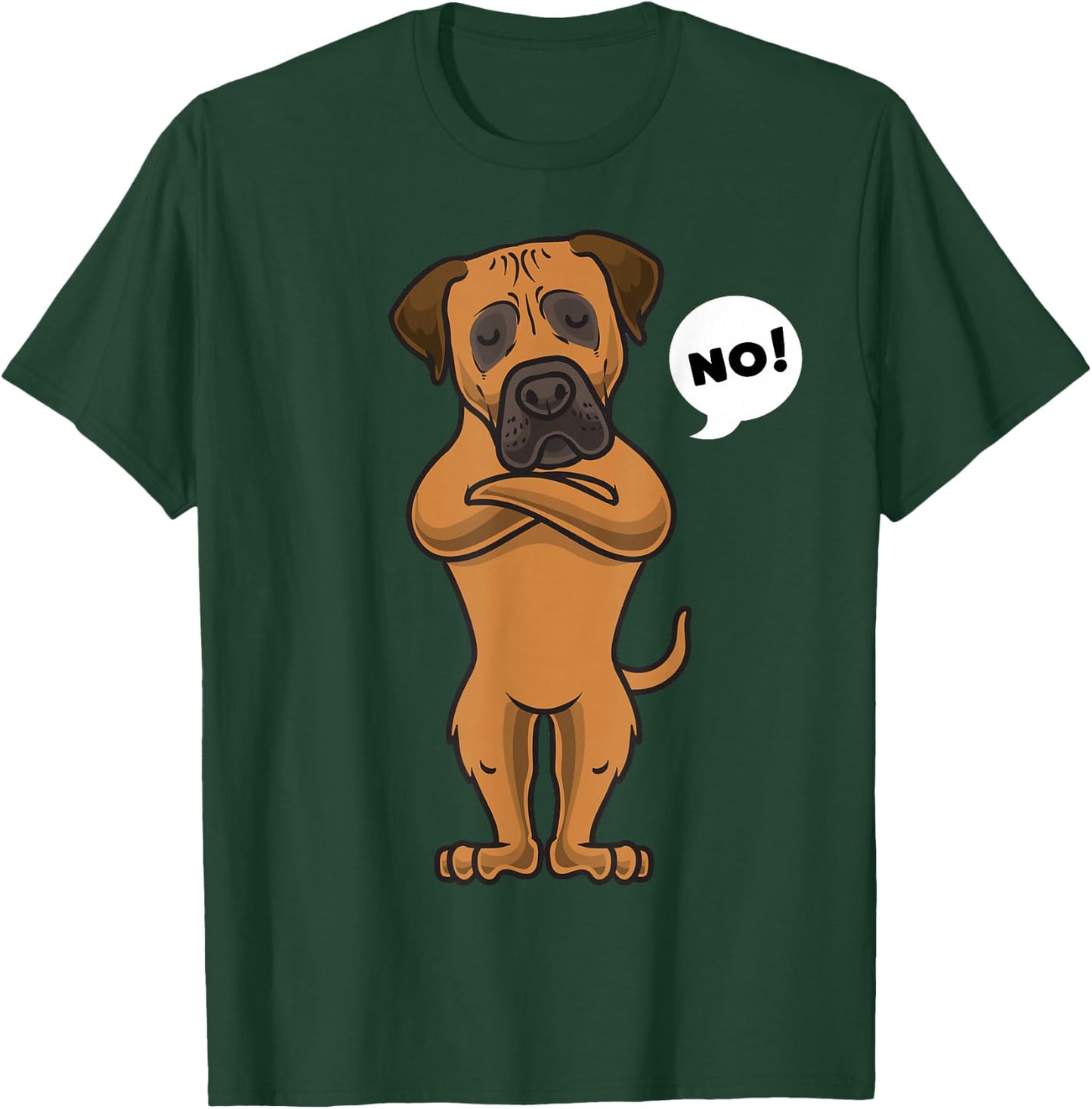 Stubborn Boerboel Dog Owner Women Girls Kids T-Shirt - T-Shirt | Forest