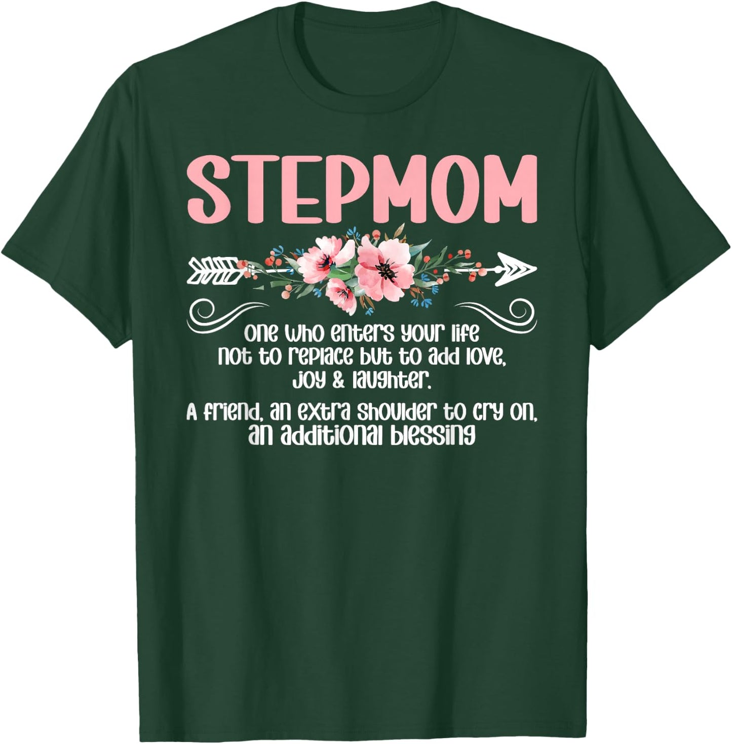 Stepmom Definition Stepmother Stepmama Step Mom Step Mama T-Shirt - T-Shirt | Forest