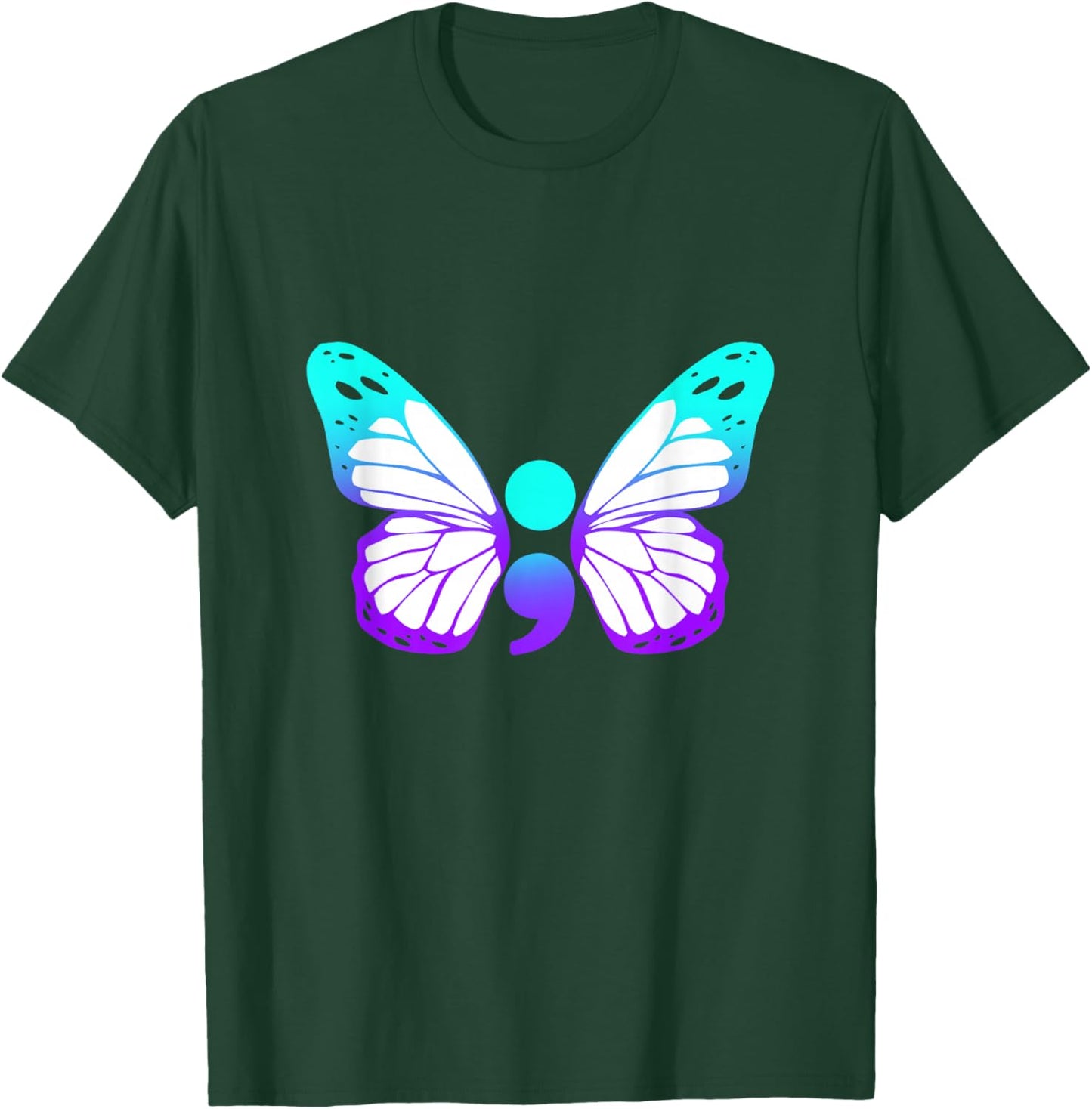 Semicolon For Sentence That Could have Ended - Semi Colon T-Shirt - T-Shirt | Forest