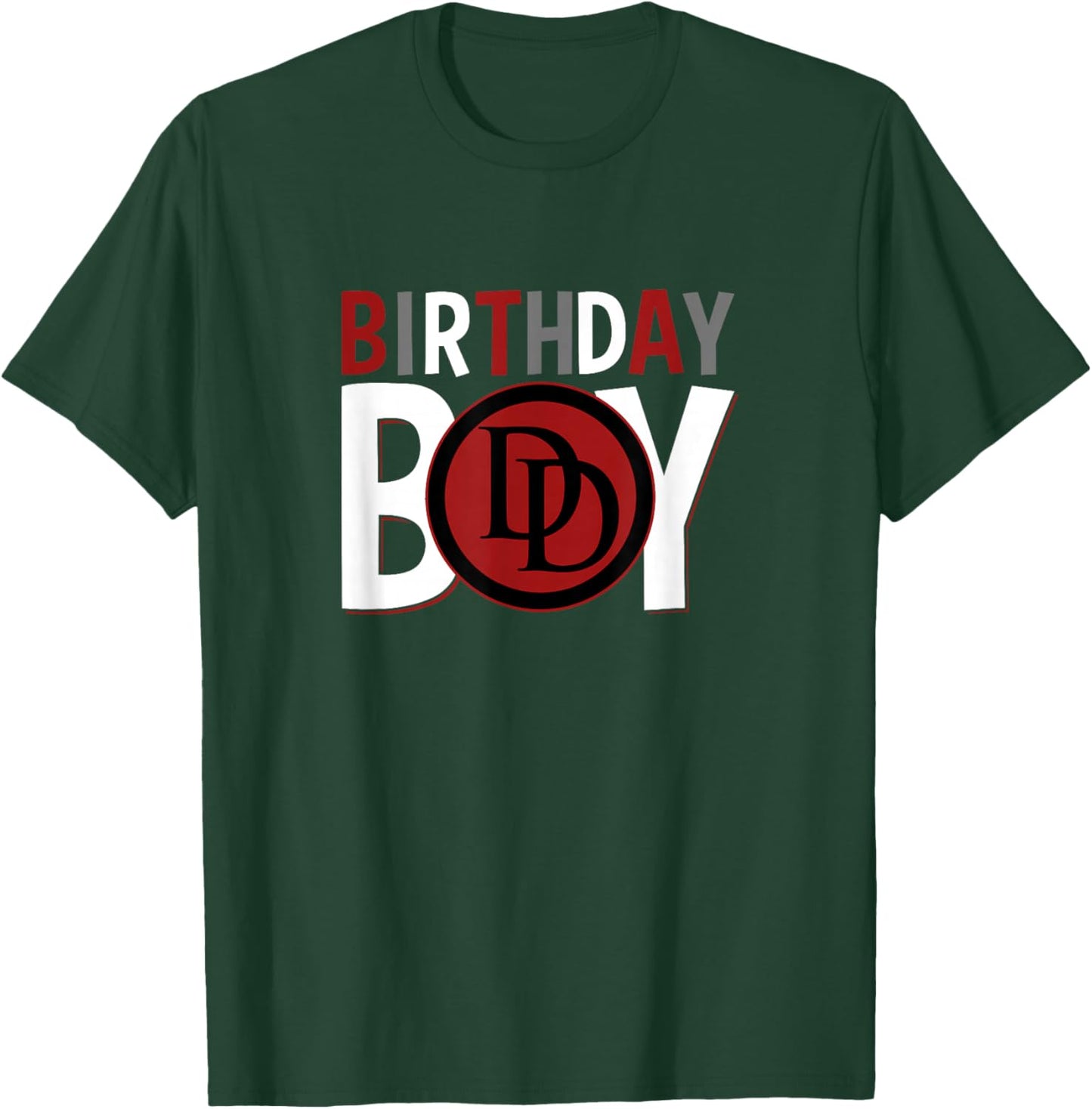 Marvel Universe Classic Birthday Boy Daredevil Logo T-Shirt - T-Shirt | Forest