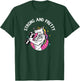 Strong Pretty Muscle Unicorn Weightlifting Fitness Workout T-Shirt - T-Shirt | Forest