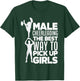 Boys Male Cheerleading Funny Male Cheerleader T-Shirt - T-Shirt | Forest