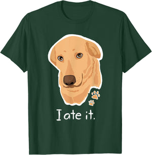 Cute Golden Yellow Lab T Shirt Gifts Labrador Face Dog Labby Men Women Girls Kids T-Shirt - T-Shirt | Forest