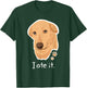 Cute Golden Yellow Lab T Shirt Gifts Labrador Face Dog Labby Men Women Girls Kids T-Shirt - T-Shirt | Forest