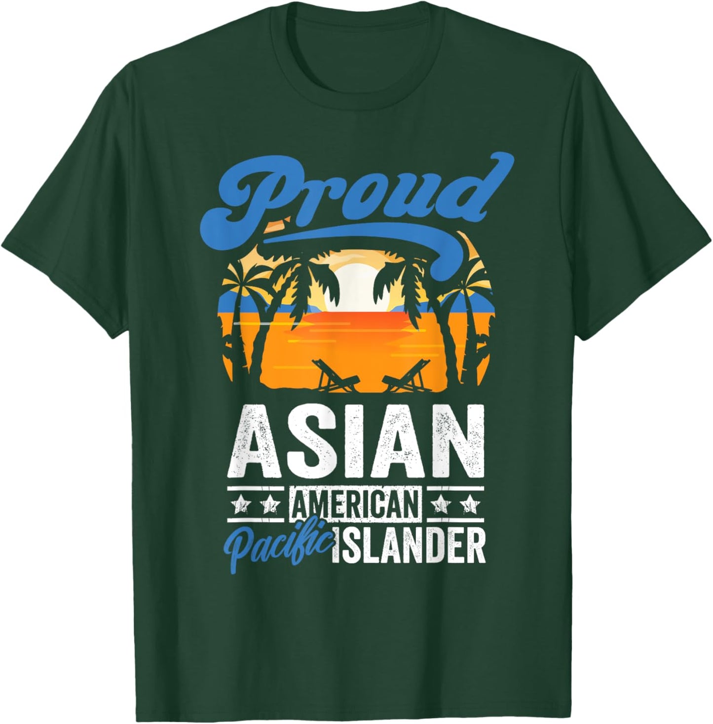 Asian American Pacific Islander Heritage Month Retro T-Shirt - T-Shirt | Forest