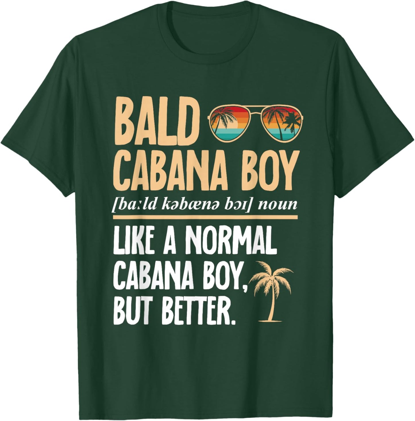 Cabana Boy Beach Bartender Cabana Boy T-Shirt - T-Shirt | Forest