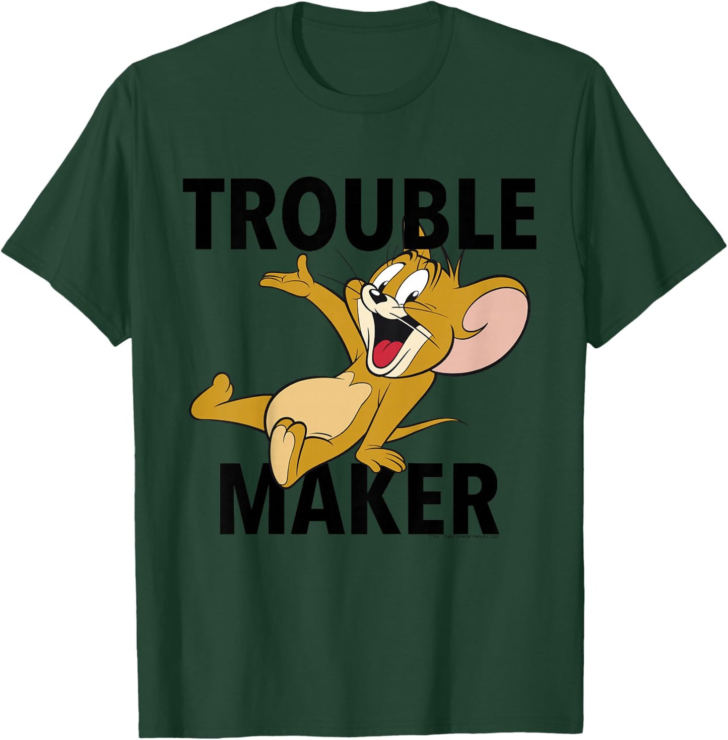 Kids Tom and Jerry Trouble Maker Portrait T-Shirt - T-Shirt | Forest
