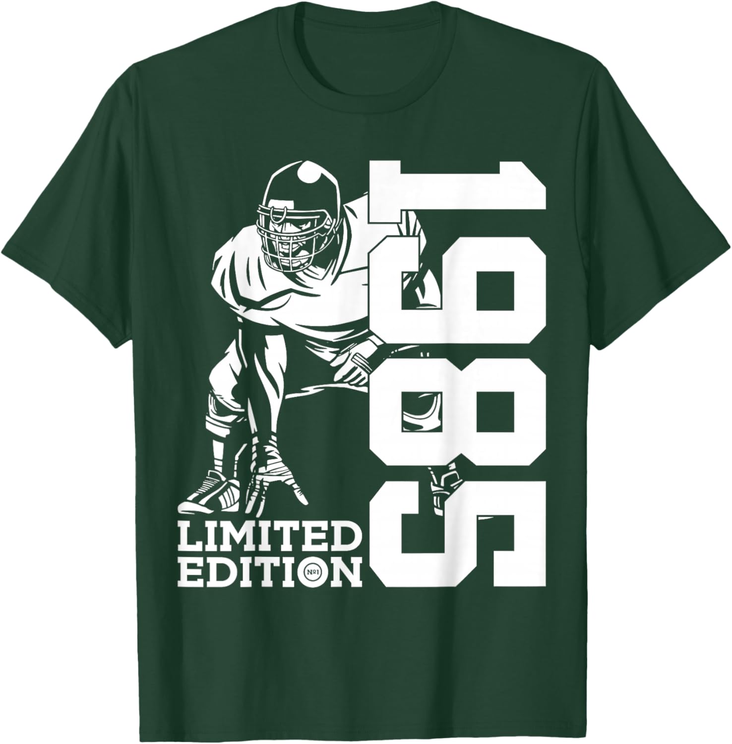 40th BIRTHDAY FOOTBALL LIMITED EDITION 1985 FOOTBALL T-Shirt - T-Shirt | Forest